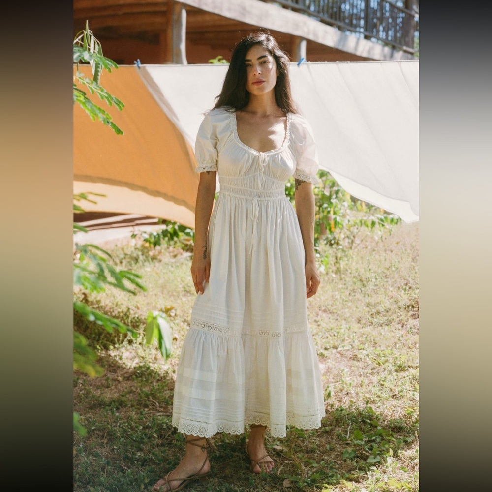 Christy Dawn Brynne dress in pearl